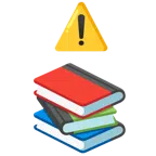 warning + books