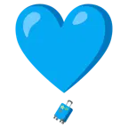 punto esclamativo a cuore + valigia