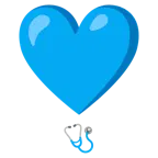 punto esclamativo a cuore + stetoscopio