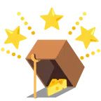 mouse trap + glowing star