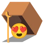 mouse trap + smiling face with heart-eyes