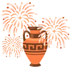 Feuerwerk + Amphore