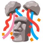 Konfettiball + Statue