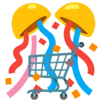 Konfettiball + Einkaufswagen