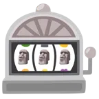 Spielautomat + Statue