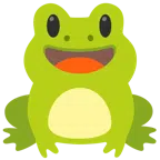 กบ + หน้ายิ้มอ้าปาก
