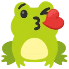 กบ + หน้าส่งจุ๊บ