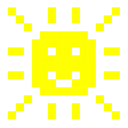 mostro alieno + faccina sole