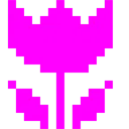 mostro alieno + tulipano