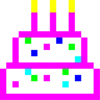mostro alieno + torta di compleanno