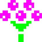 mostro alieno + mazzo di fiori