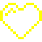 mostro alieno + cuore giallo