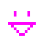 mostro alieno + faccina con un gran sorriso