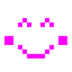 mostro alieno + faccina con occhi sorridenti