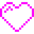 mostro alieno + cuore rosa