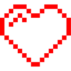 mostro alieno + cuore rosso
