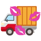 impronta della bocca + camion
