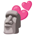 due cuori + Moai