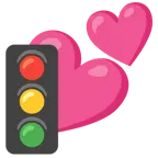 due cuori + semaforo verticale
