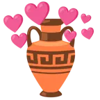 cuore con freccia + anfora