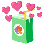 cuore con freccia + bevanda monodose