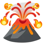 fuoco + vulcano