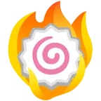 fuoco + tortino di pesce a spirale