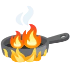 fuoco + cucinare