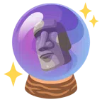 crystal ball + moai