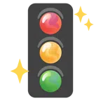 crystal ball + vertical traffic light