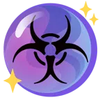 crystal ball + biohazard