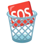cestino + pulsante SOS