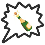 right anger bubble + bottle with popping cork