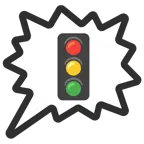 right anger bubble + vertical traffic light
