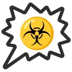 right anger bubble + biohazard