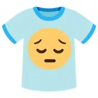 faccina pensierosa + t-shirt