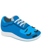 faccina pensierosa + scarpa sportiva
