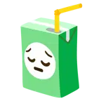 faccina pensierosa + bevanda monodose