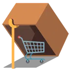 mouse trap + shopping cart
