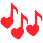 cuori + note musicali