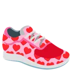 cuori + scarpa sportiva