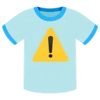warning + t-shirt