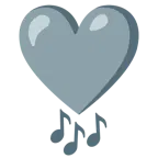 punto esclamativo a cuore + note musicali