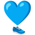punto esclamativo a cuore + scarpa sportiva