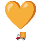 punto esclamativo a cuore + camion