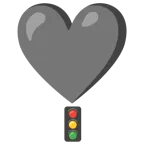 punto esclamativo a cuore + semaforo verticale