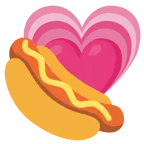 cuore che cresce + hot dog