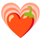 cuore che cresce + peperoncino