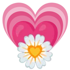 cuore che cresce + fiore