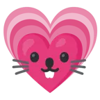 cuore che cresce + muso di topo